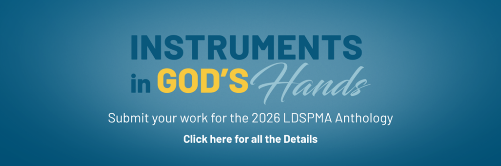 Anthology Logo with information for submissions