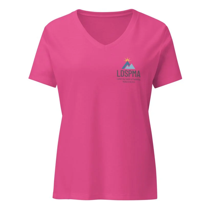 pink logo tee